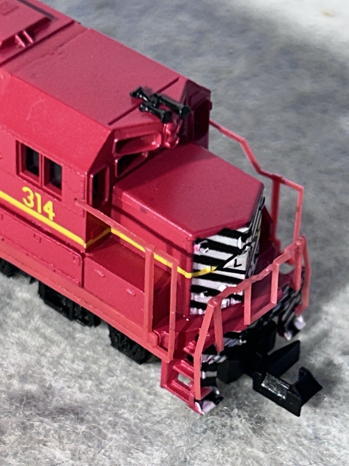 Beautiful Bev Bel/Life Like Lehigh Valley RR GP-38 Diesel Locomotive N Gauge