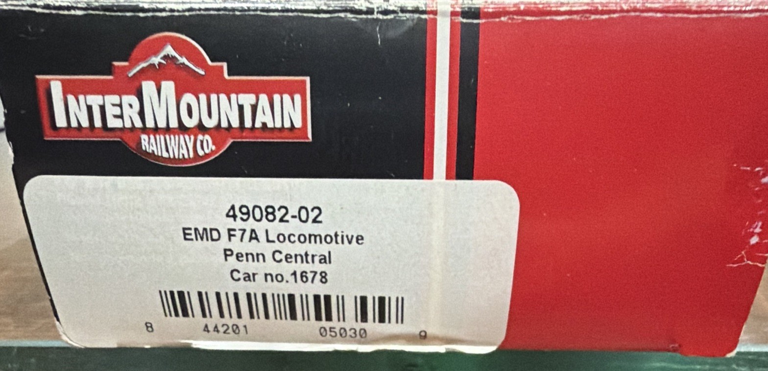 InterMountain EMD F7A/F7B Penn Central HO DC Analog Diesel Locomotives ABBA set