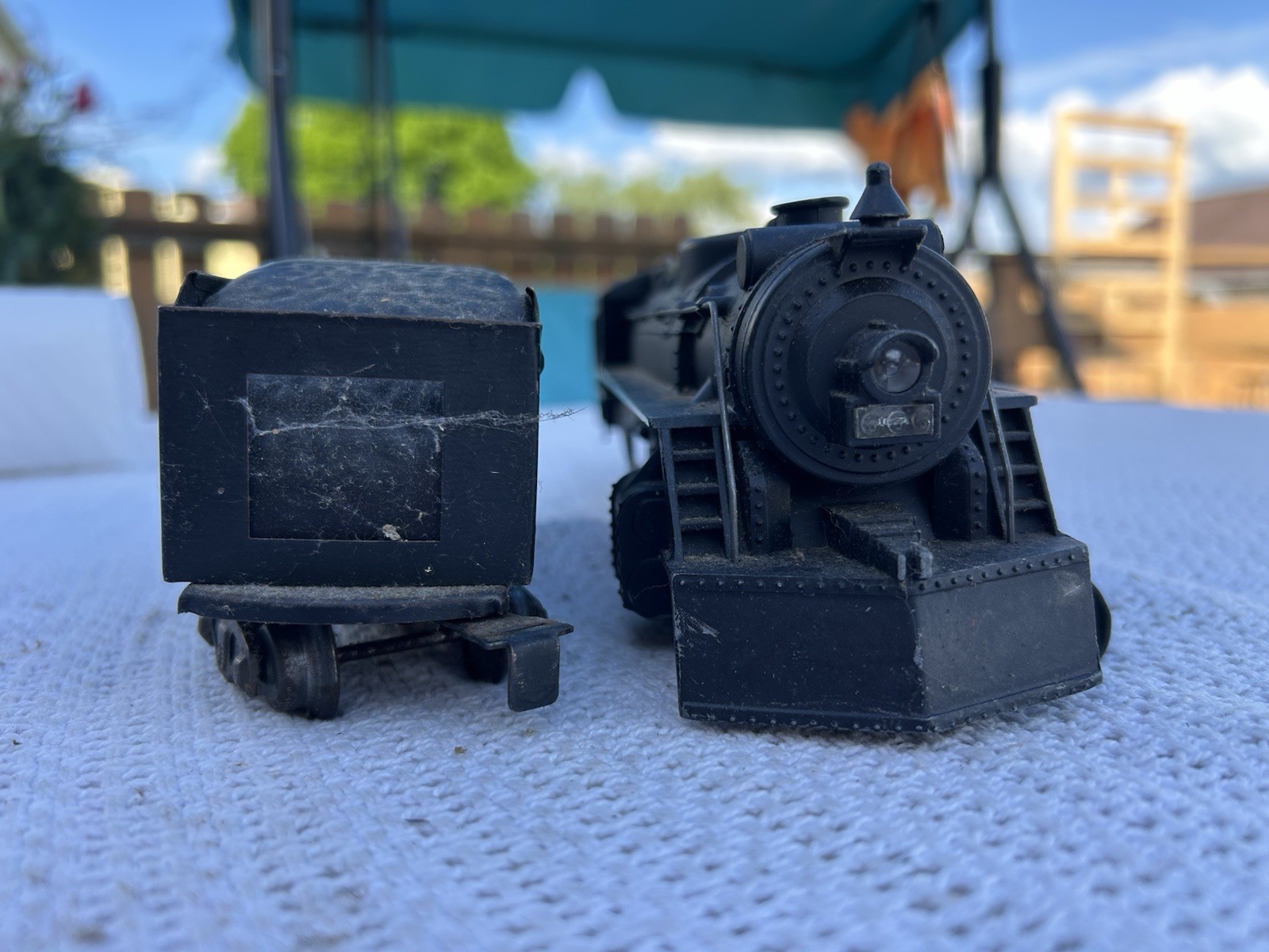 O Marx Die-Cast 666 2-4-2 Steam Locomotive & Tender New York Central – (TESTED)