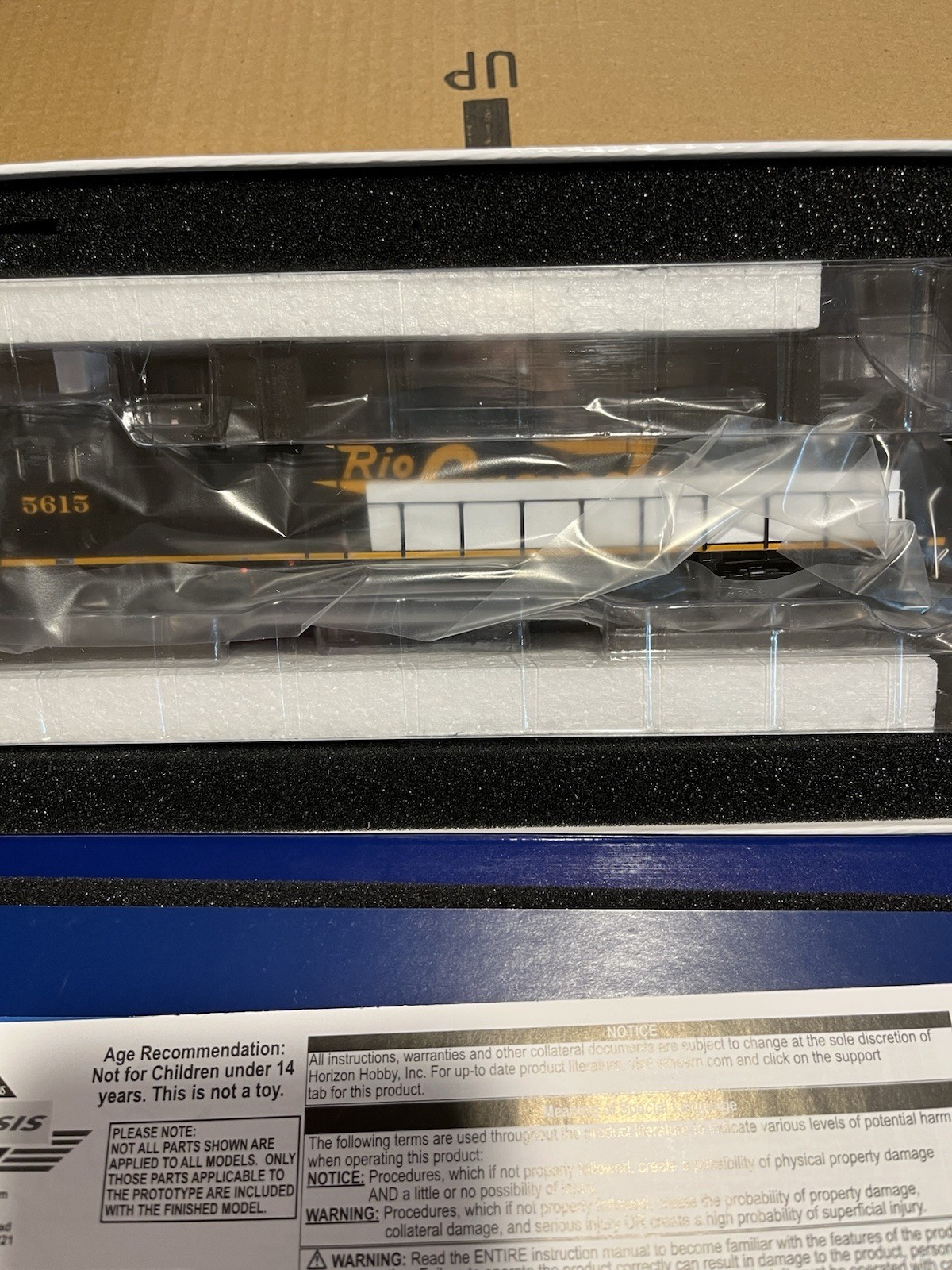Athearn Genesis HO Scale SD70 Rio Grande Road# 5615 With Tsunami 2 Sound & DCC