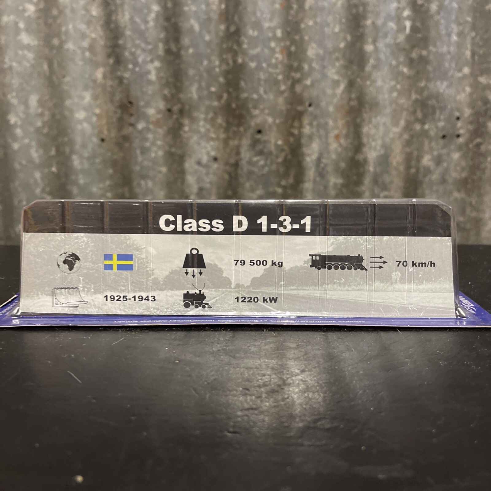 Class D 1-3-1 Sweden, Model Train Railway – Locomotives of the World BNIB