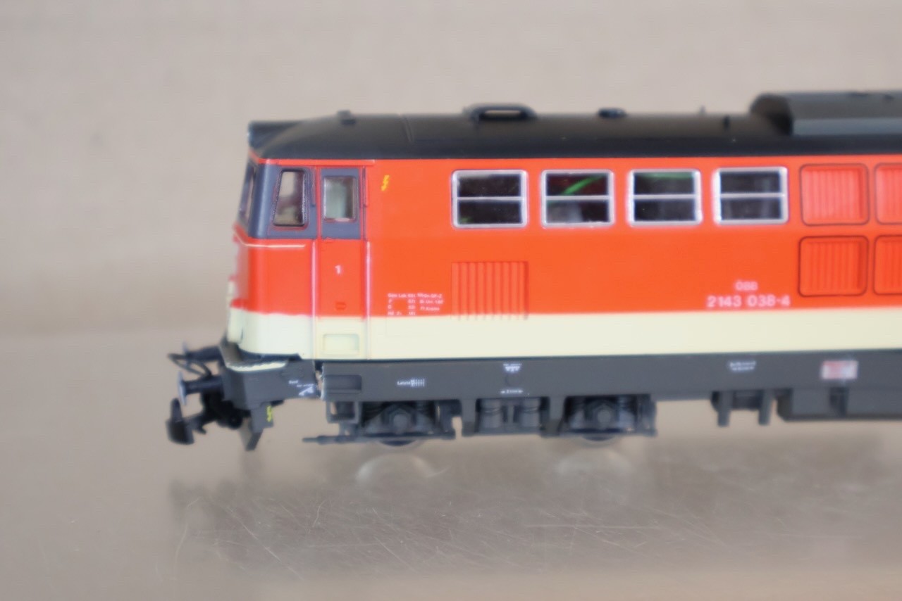 KLEIN MODELLBAHN OBB ÖBB CLASS BR 2143 038-4 DIESEL LOCOMOTIVE om