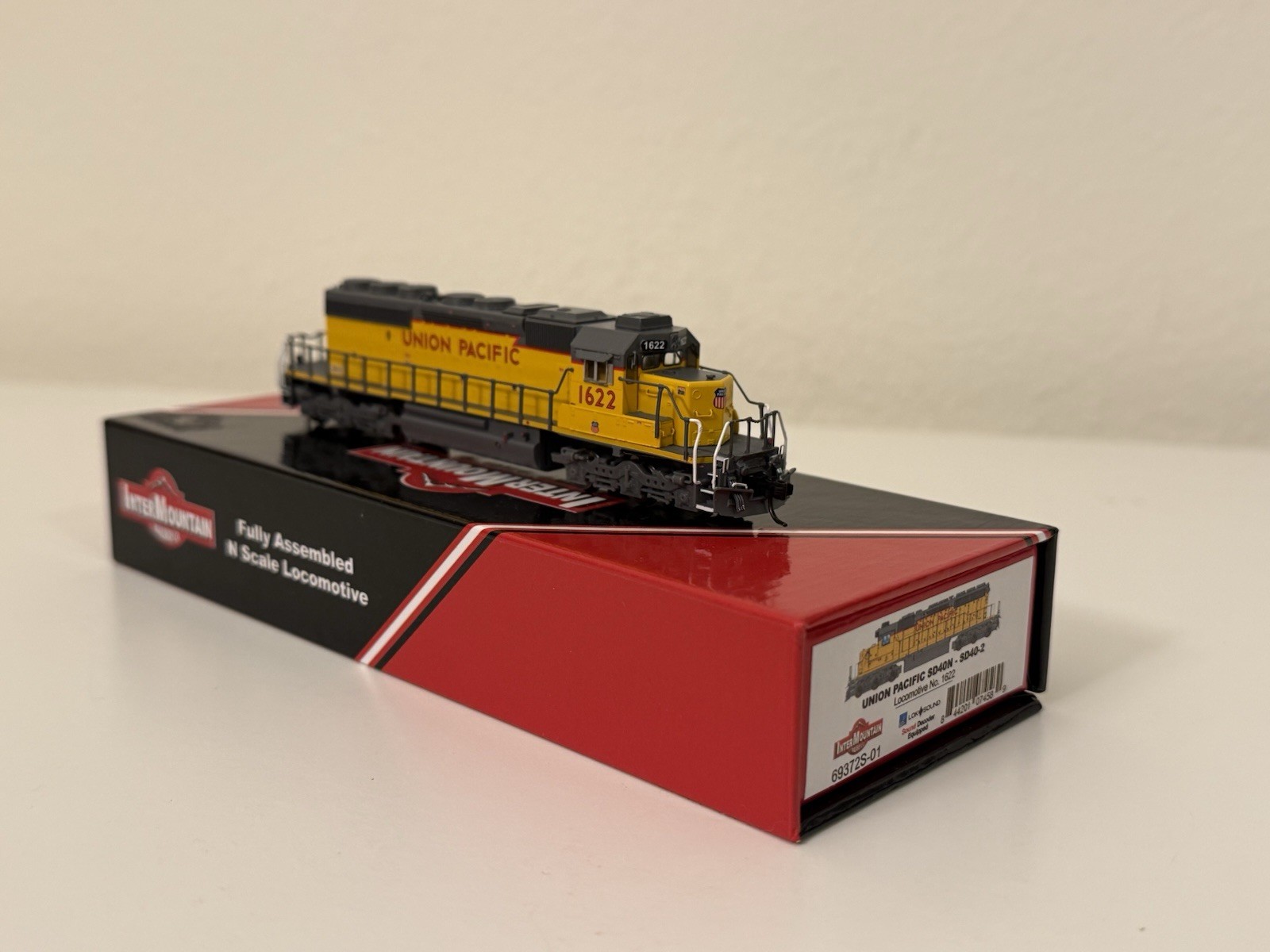 Union Pacific SD40N #1622 DCC & Loksound 5 Micro N Scale Intermountain – SD40-2