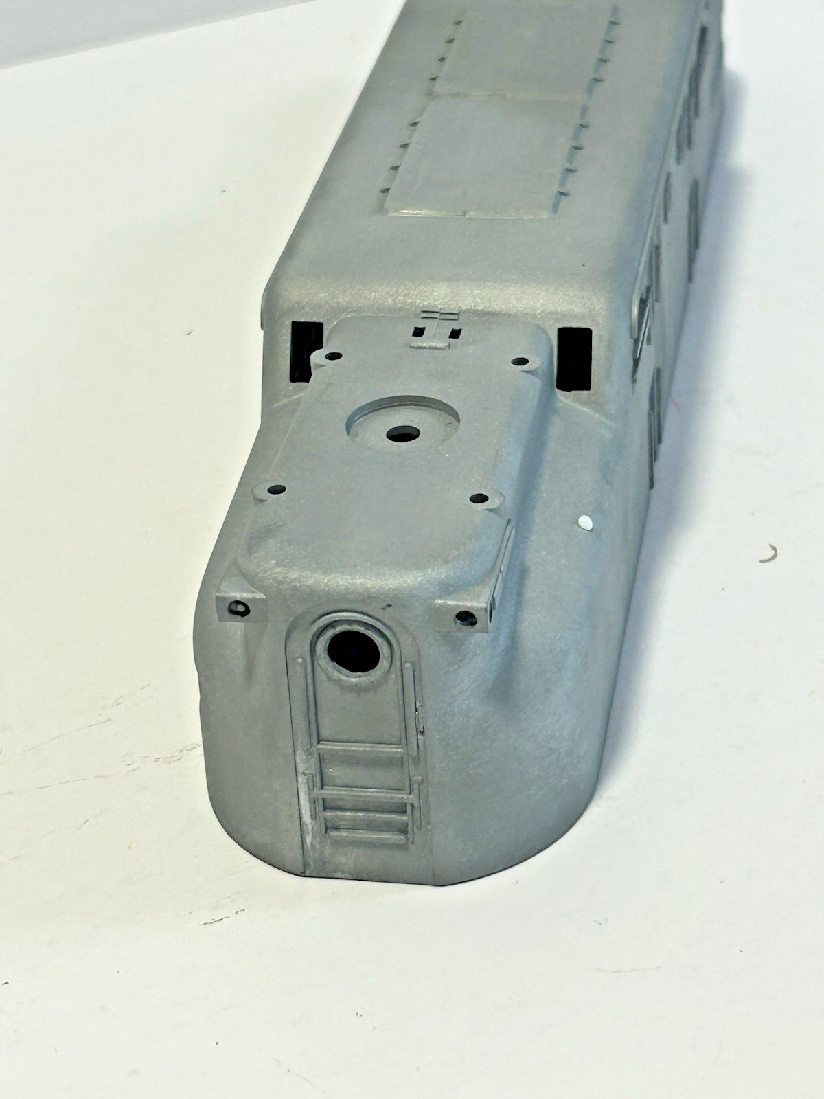 MTH Diecast Electric Locomotive GG-1 Only Shell, Frame, Tracks. Not painted.
