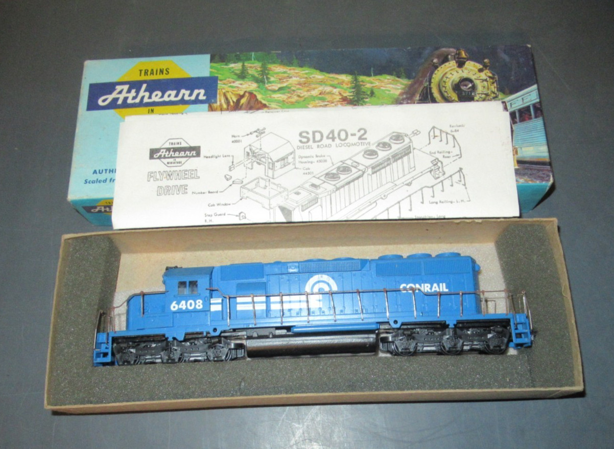 Athearn Blue Box Conrail SD40-2 Diesel Locomotive 4454 Unpowered Dummy