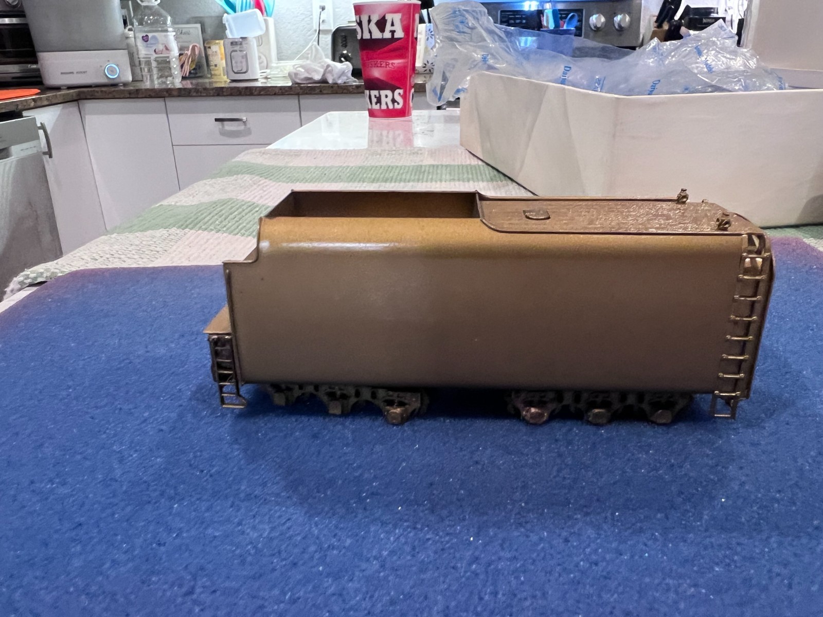 NJ Custom Models HO Scale UP 4-6-2 ’49er’ Steam Brass in Original Box