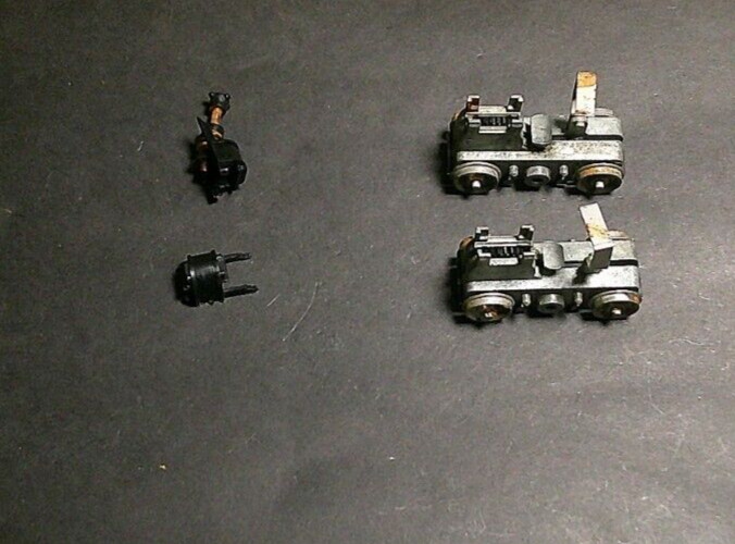 Ho Desiel locomotive 4 wheel trucks unknown brand Marklin? Stewart?