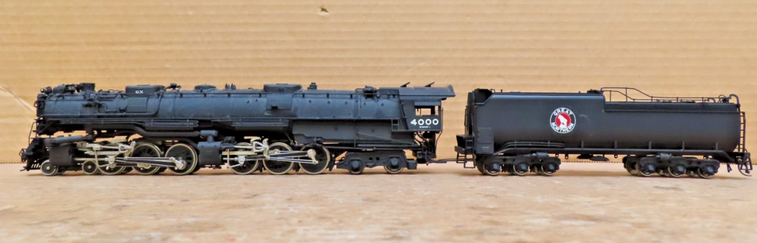 Tenshodo 165 HO BRASS Great Northern 4-6-6-4 FACTORY Painted – F/Ptd