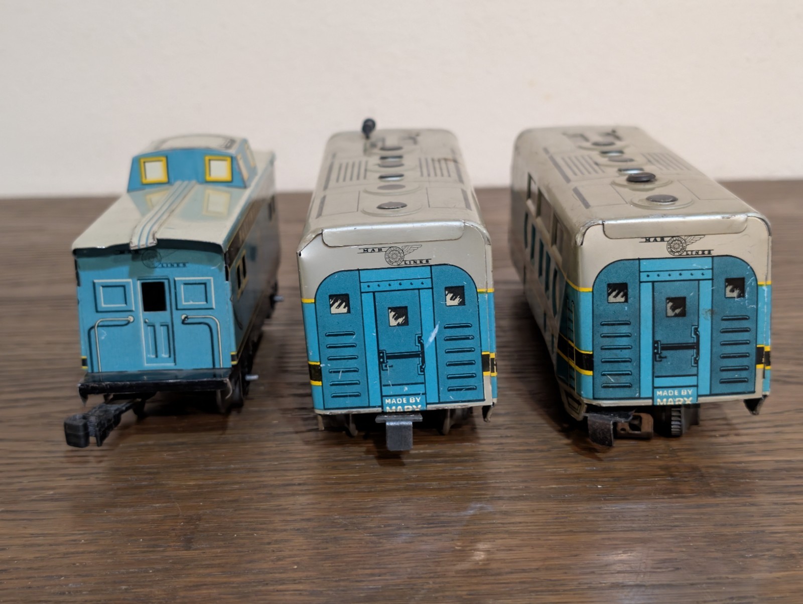 O Gauge Marx Tin & Lionel Plastic Trains Baltimore Locomotive Caboose