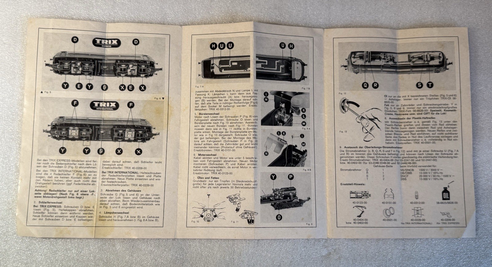 Vintage German Trix Express HO Electric Locomotive 52-2448-00 w/Box Manual Video