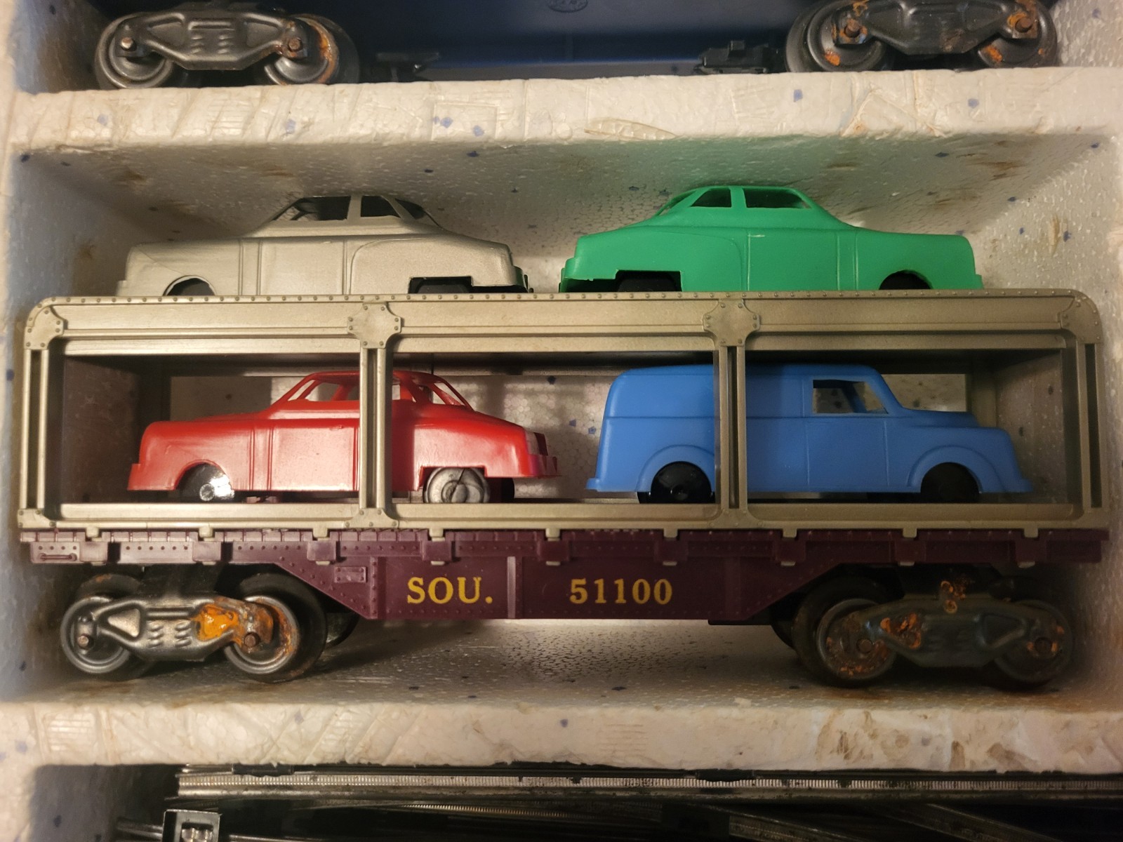 Marx Train Set Union Pacific 52875/666 Steam Locomotive + Cars+Track+Transformer