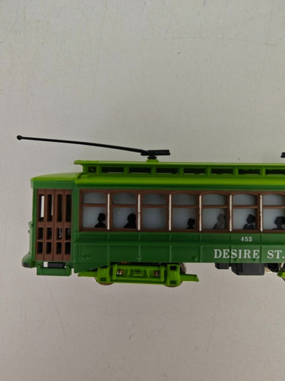 Bachmann Brill Trolley 453 Desire St HO Scale No Box Tested Light Works