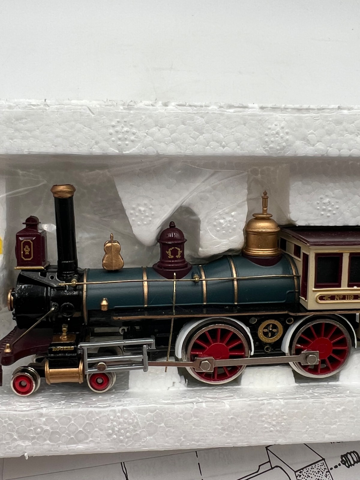 Bachmann HO Union Pacific 4-4-0 American Steam Locomotive & Tender Old West Era