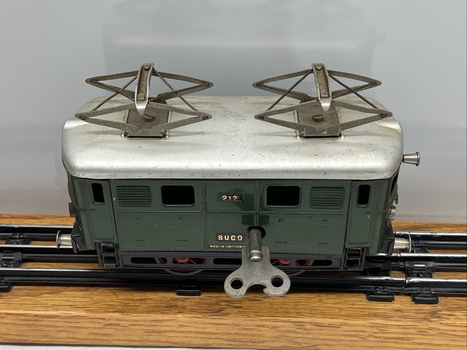 1950s Buco 212 Windup Locomotive Bucherer Forward Reverse Excellent