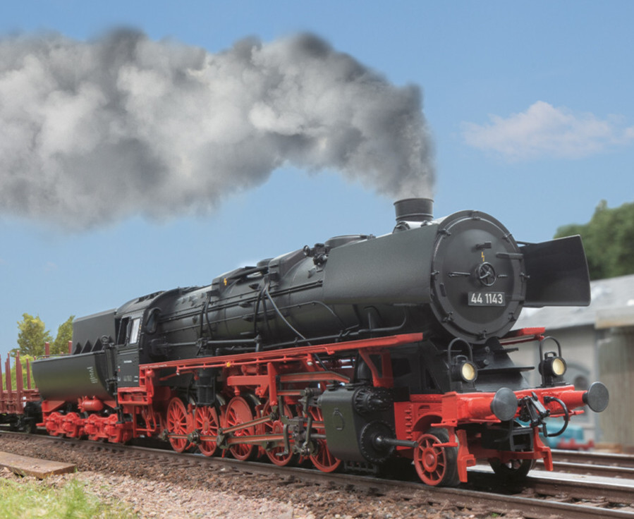 Trix 25745 Steam Locomotive BR 44 1143 DB Epoch 3 Sound New Original Packaging 1:87