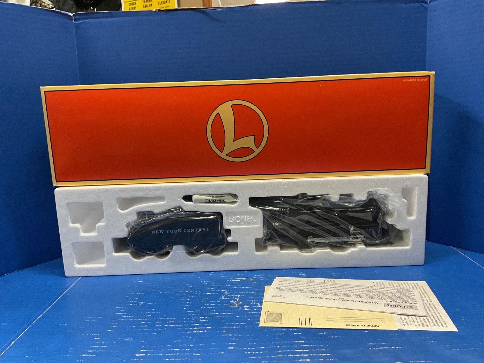 1996 1665 new york central O-4-O steam locomotive 6-18054