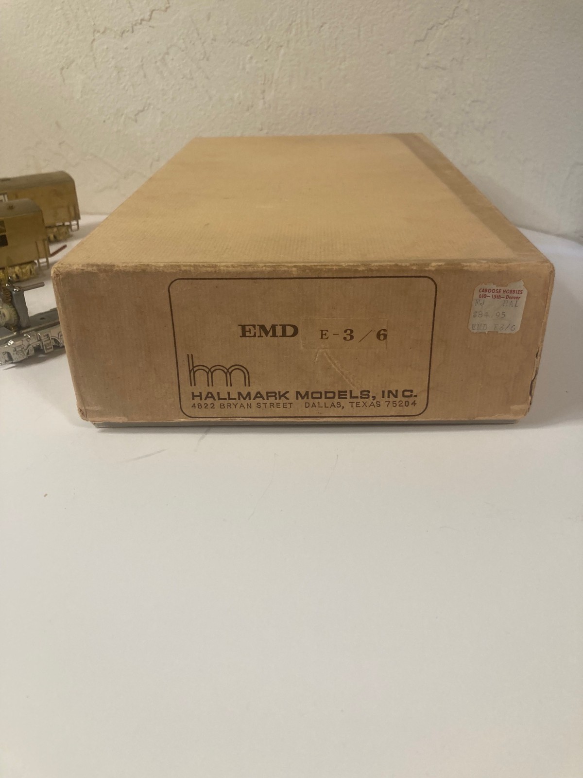 Hallmark HO EMD E-3/6 Brass A/B Set w/Glide Drive Upgraded Trucks Original Box
