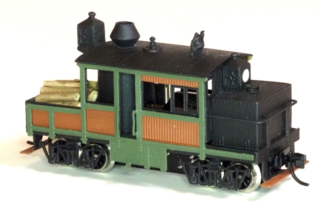 Brass N-scale 30060 Westmodel 15 Ton Climax A Typ Vertical boiler coreless motor