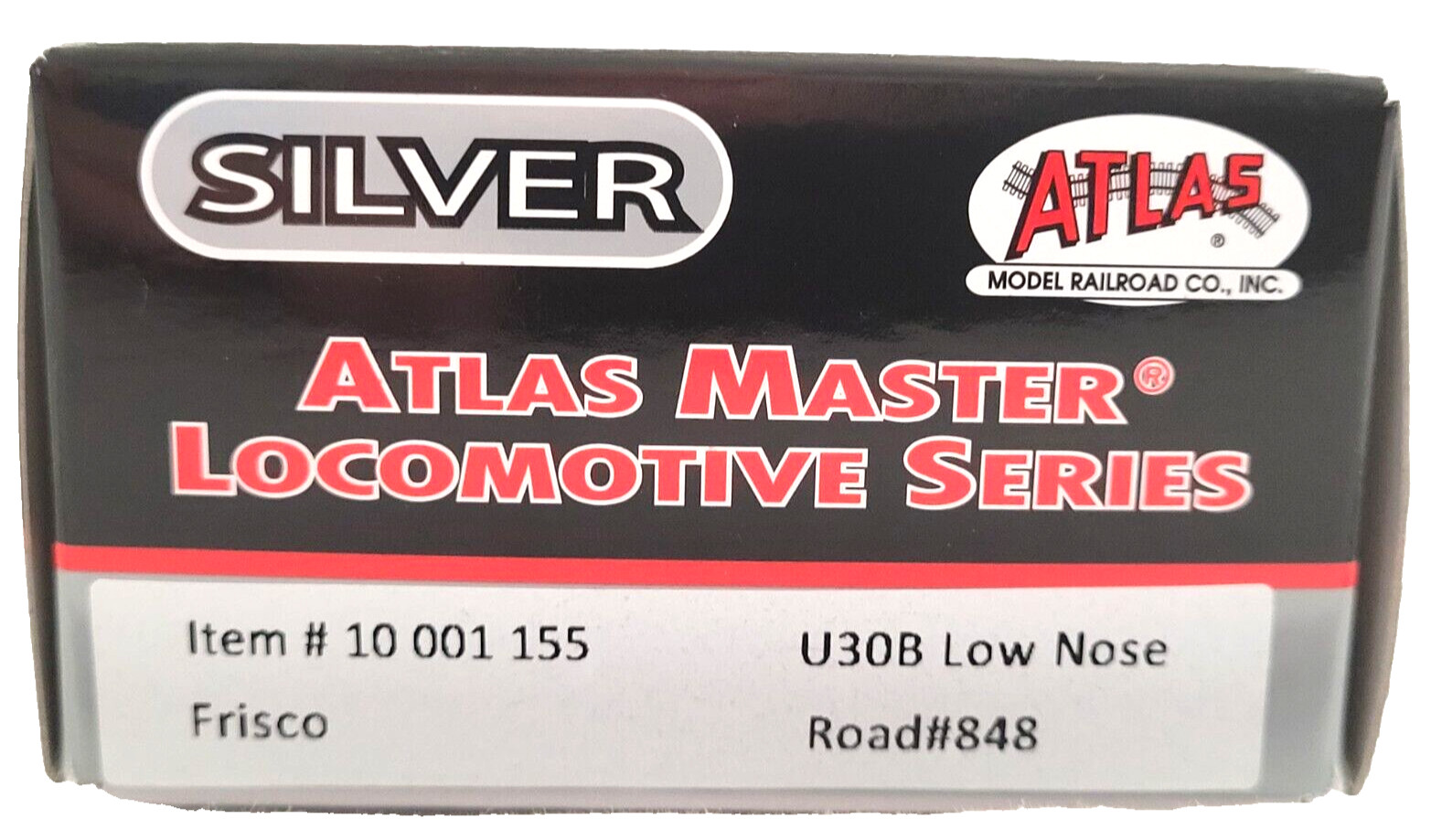 Atlas Silver 10001155 HO Scale GE U30B FRISCO #848 DCC Ready New in Box Tested