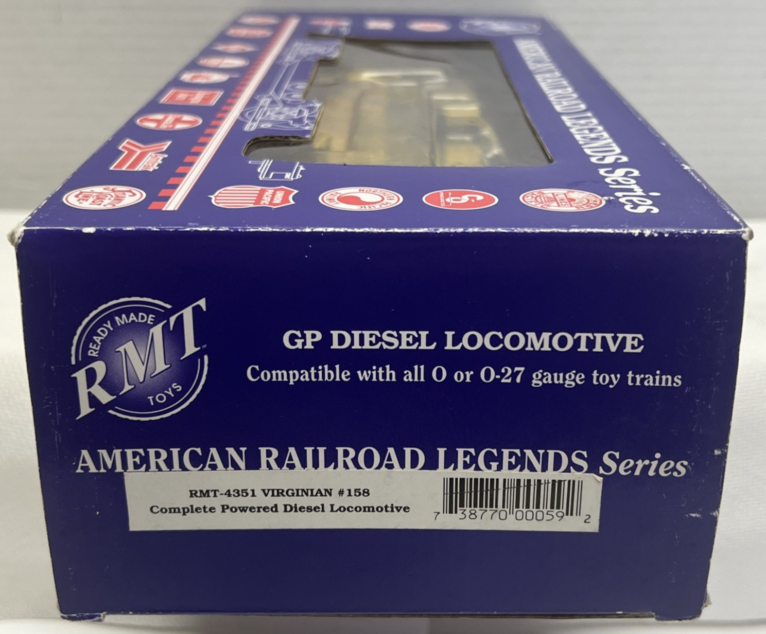 RMT-4351 O/O27 VIRGINIAN BEEP POWERED GP DIESEL LOCOMOTIVE #158 – NIB