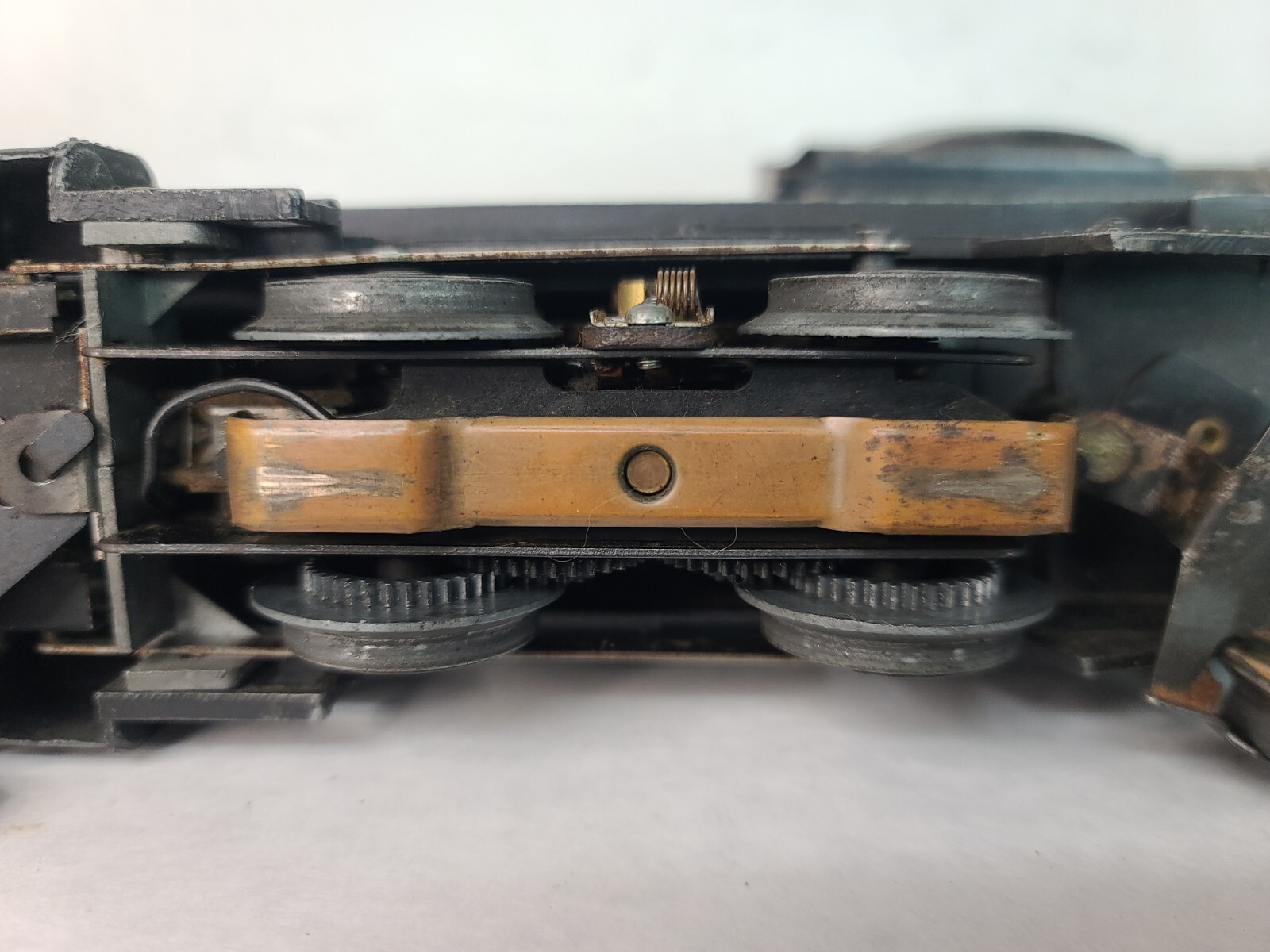 Working #666 Marx O Cast Metal 2-4-2 Steam Locomotive Tender Boxcar & Caboose