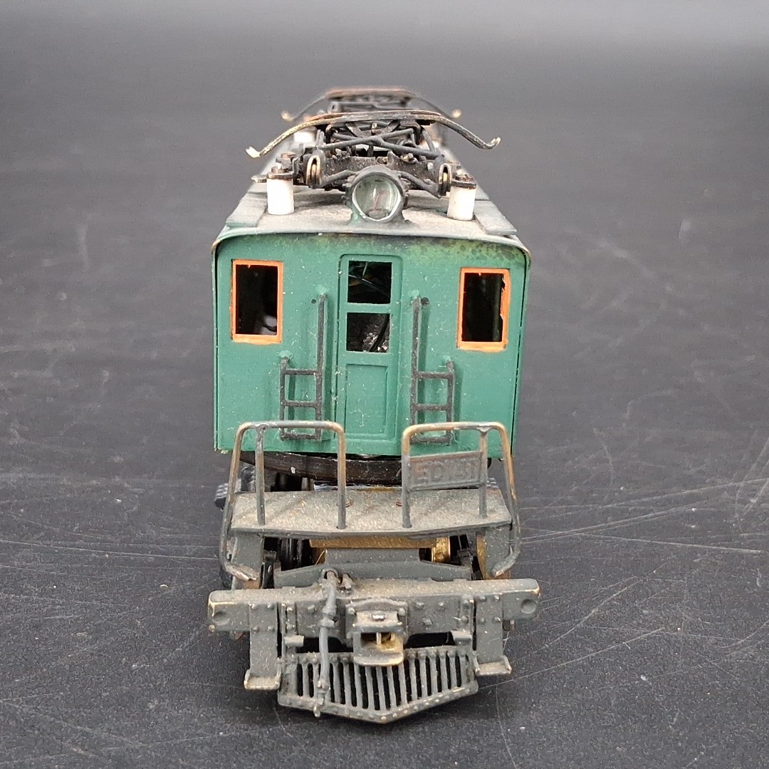 Vintage Kawai HO Gauge Model Brass Electric Boxcab ED141 ED14 REPAINTED – PARTS