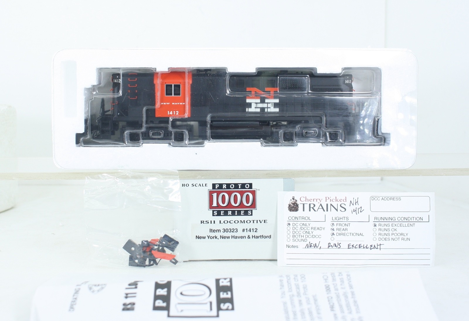 HO Scale Proto 1000 30323 New Haven RS-11 Diesel NH #1412