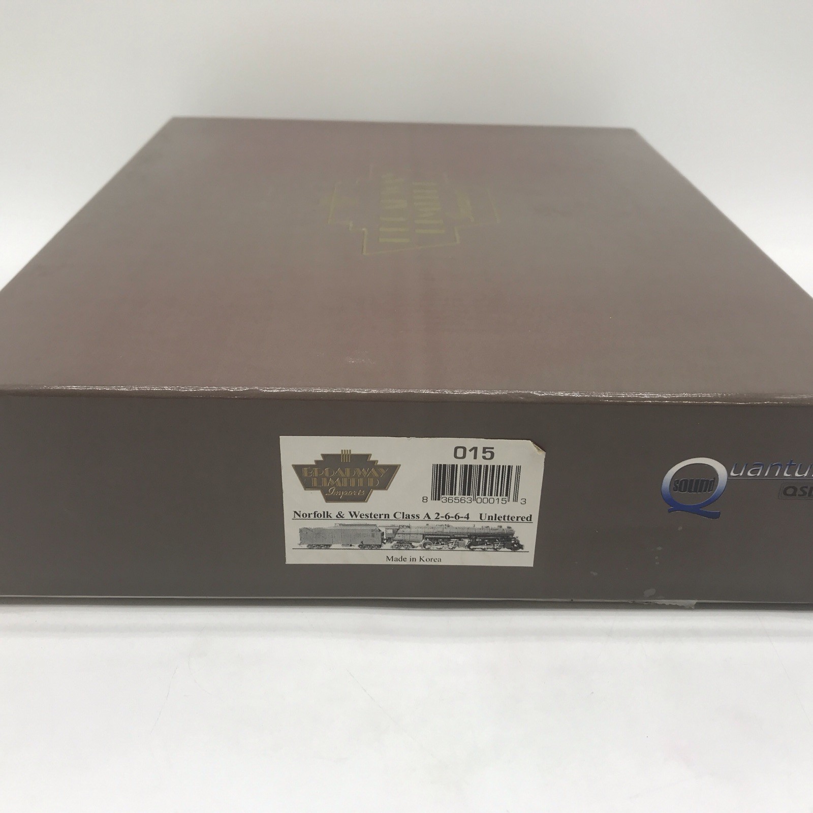 HO Scale Broadway Limited #015 N&W Class A 2-6-6-4 Unlettered (B) (DCC/SND) CBN