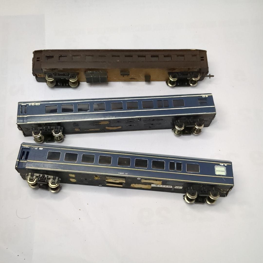 KIHA HO paper body Poor Condition 3-car set