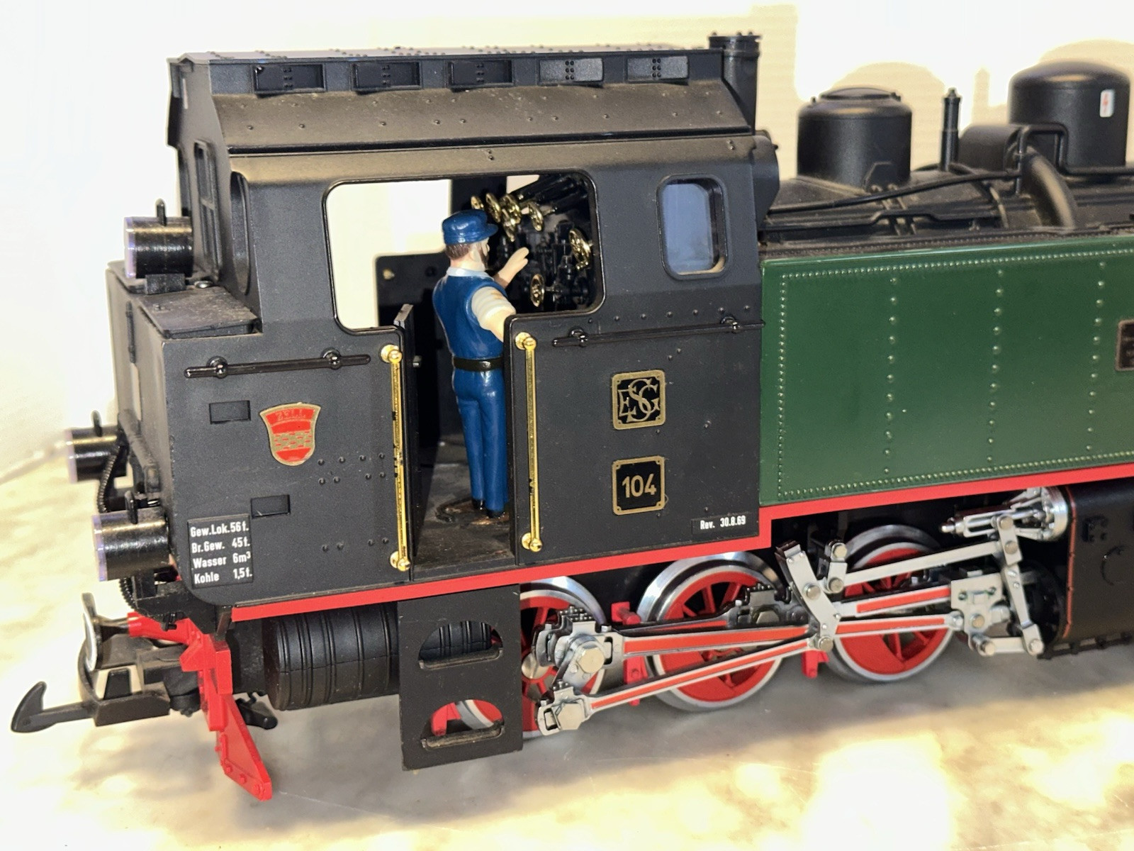 Lgb G 2085D ESG 0-6-6-0 Mallet Steam Engine #104 In Box