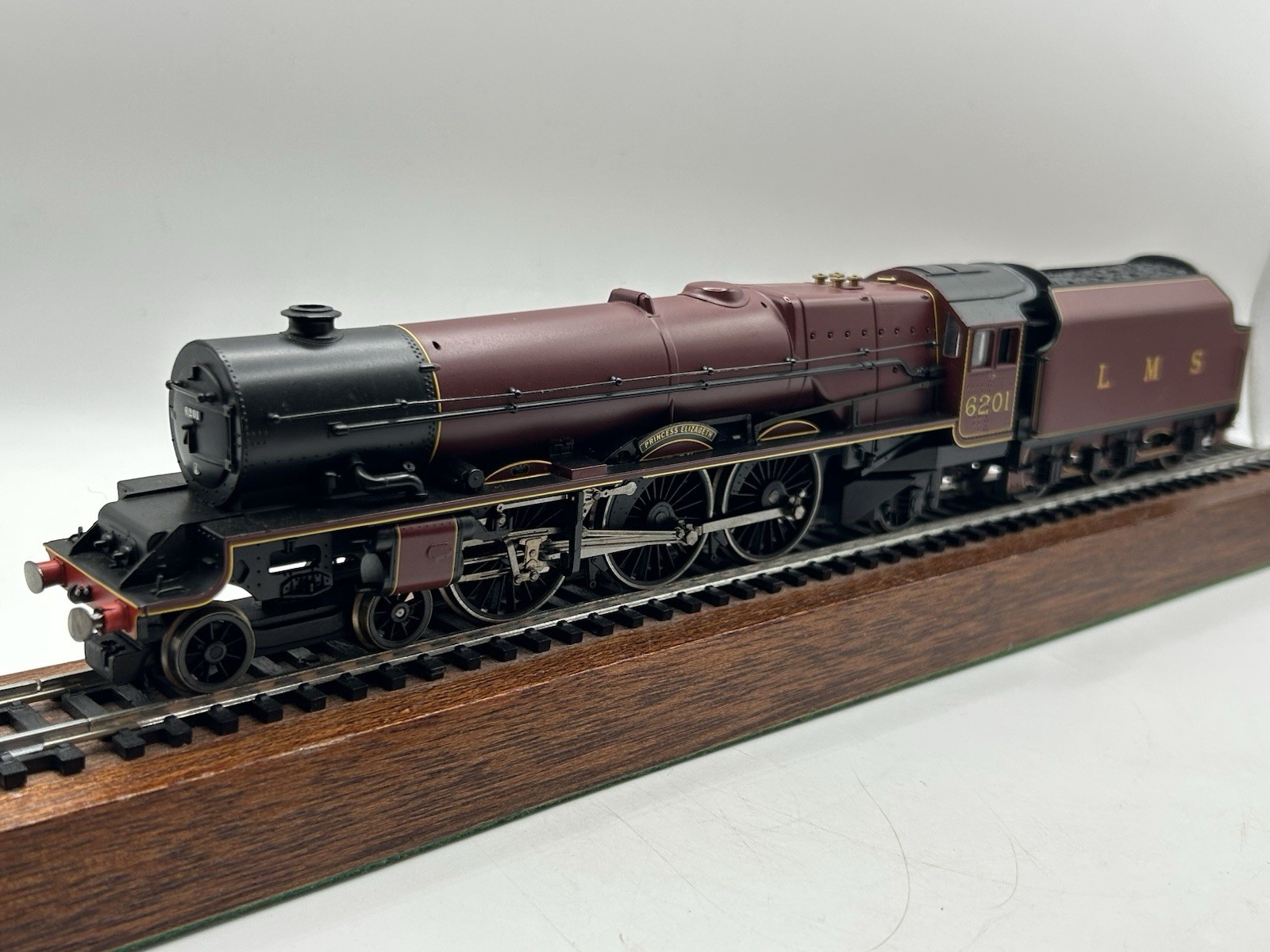OO Hornby LMS Princess Royal Class 4-6-2 Locomotive #6201 ‘TTS Sound’ – (VG)