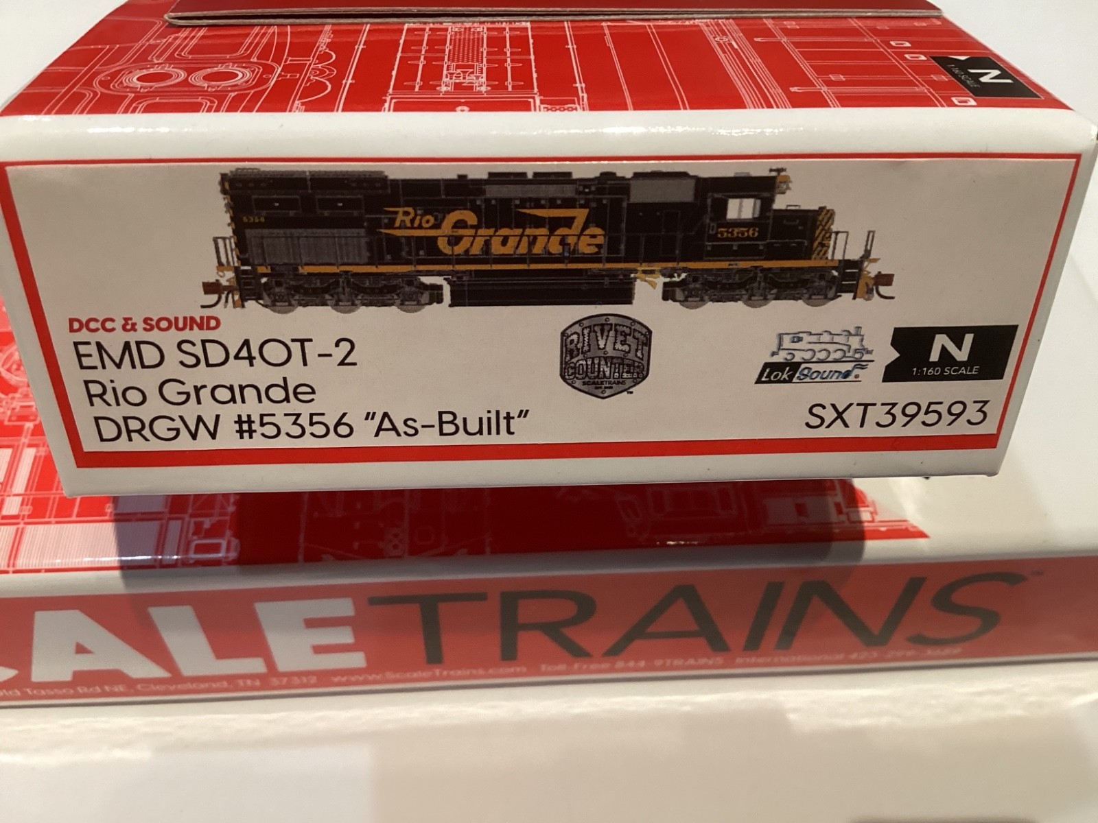 ScaleTrains N EMD SD40T-2 Rio Grande D&RGW #5356 DCC/Sound SXT39593 NEW