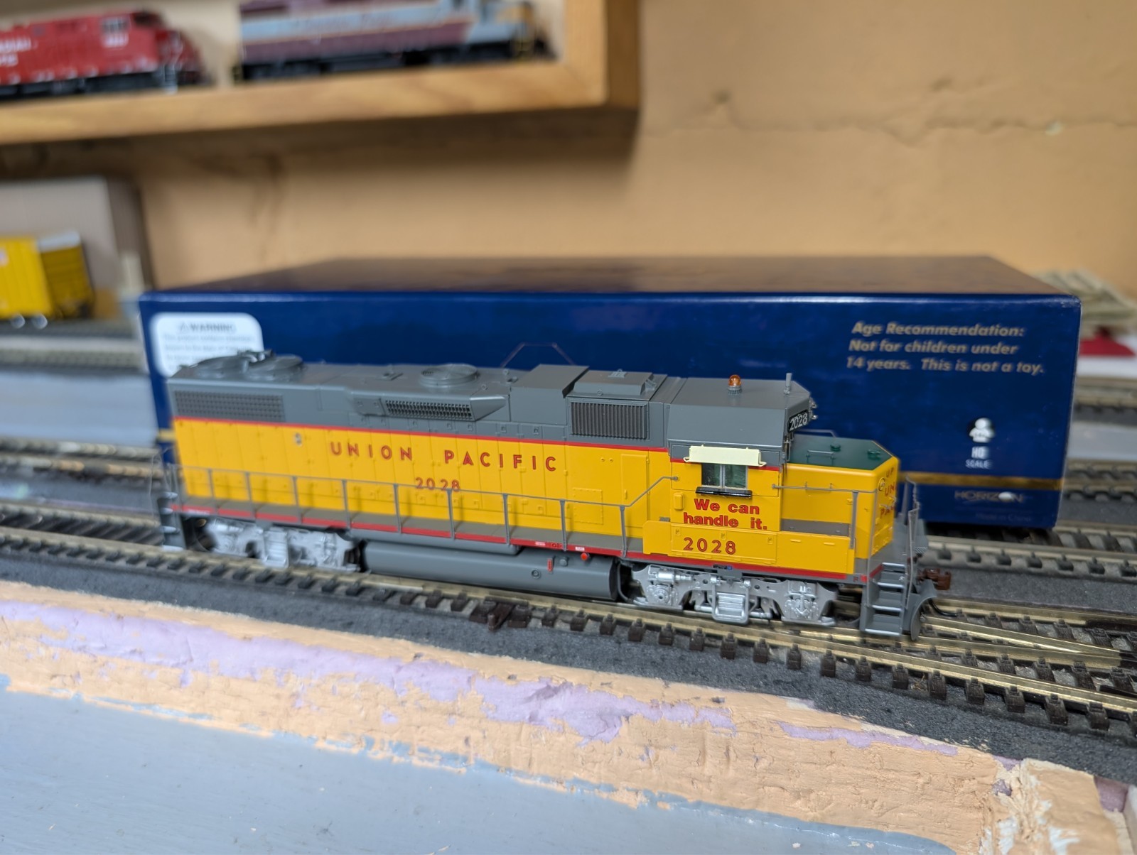 CS ATHEARN GENESIS GP38-2 UP UNION PACIFIC #2028 – NON SOUND/DCC – G40592