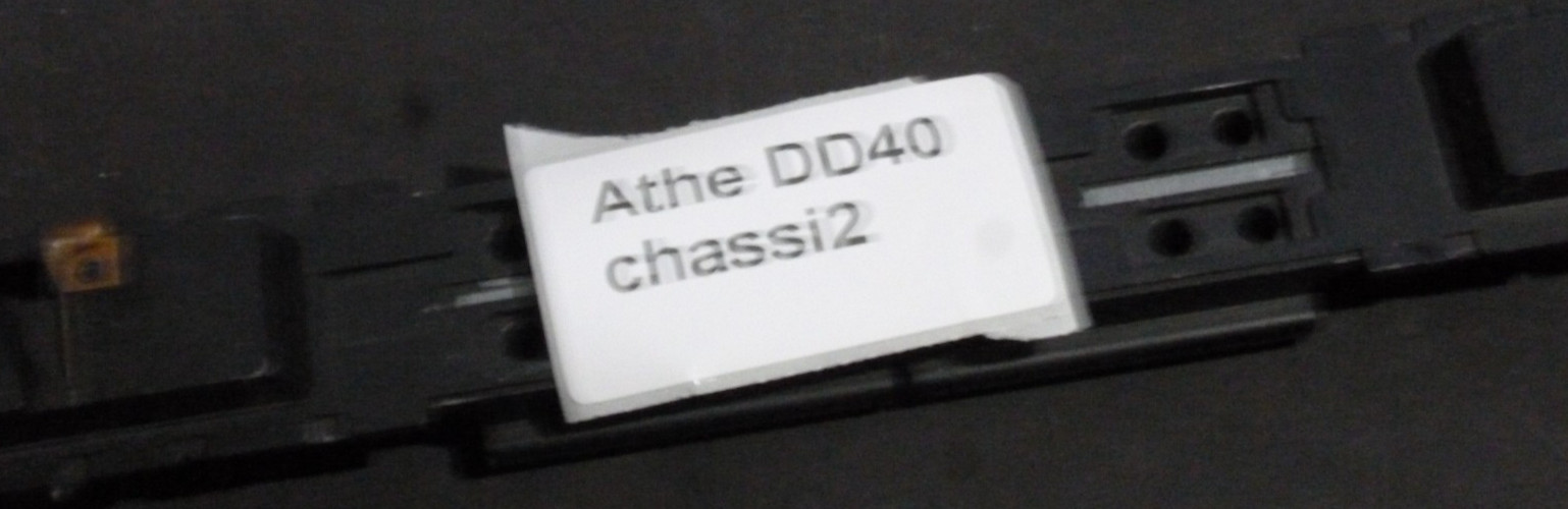Ho Athearn Diesel locomotive DD40 Chassi frame