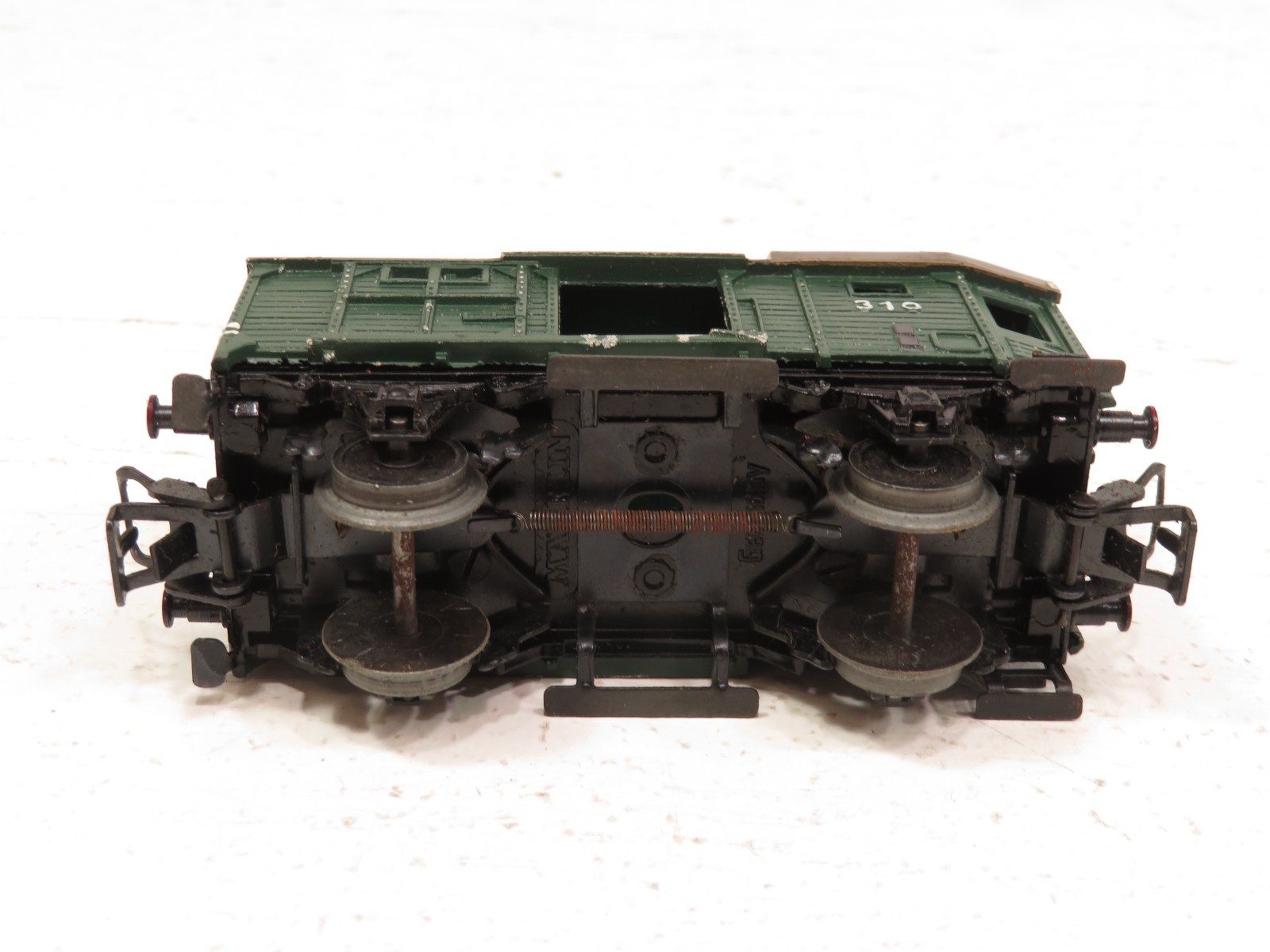 Marklin 310 HO Crew Caboose Cast Metal LN
