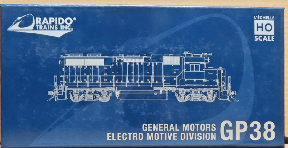 Rapido 38036 HO EMD GP38 Low Nose – Standard DC Burlington Northern Santa Fe