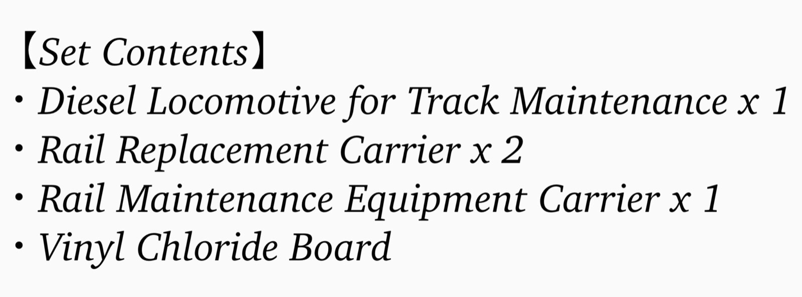 N Scale Greenmax 2528 Track Maintenance Diesel Locomotive & 3-Freight Cars Kit