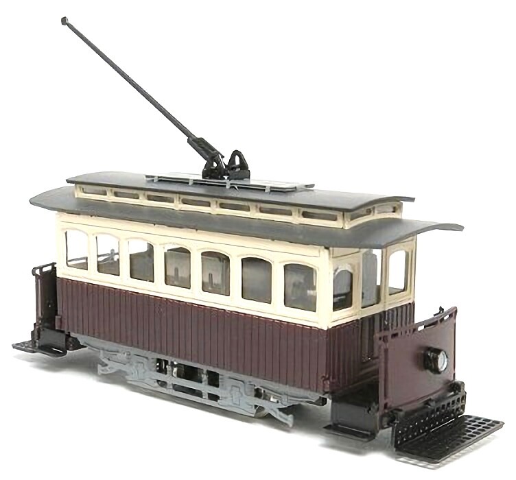 N Scale Aru-Model Vintage Streetcar Kit w/Power Drive Chassis Tram Car Trolley