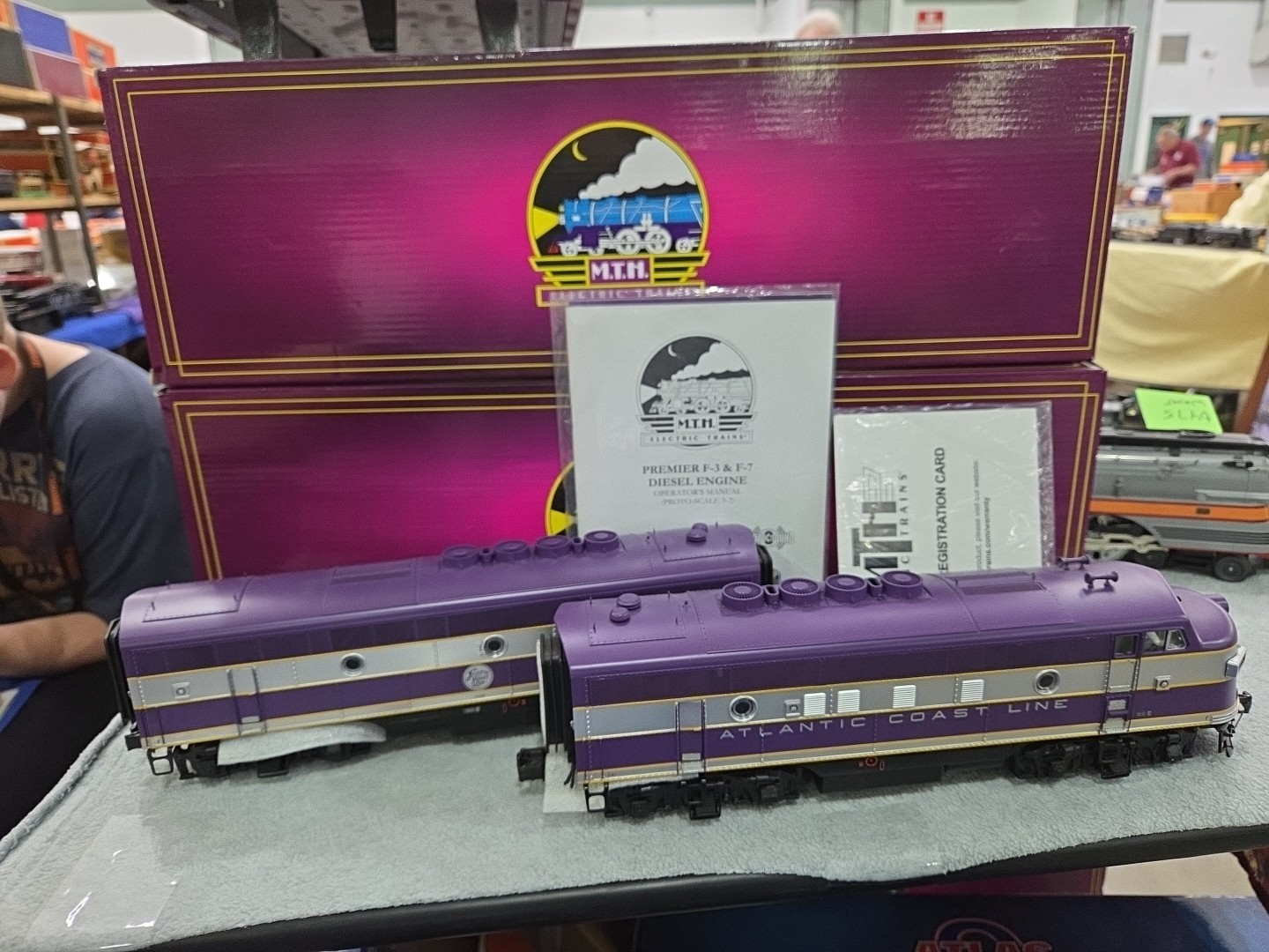 MTH Atlantic Coast Line F-3 AB Diesel Engine Set PS 3 20-21584-1, 20-21584-1