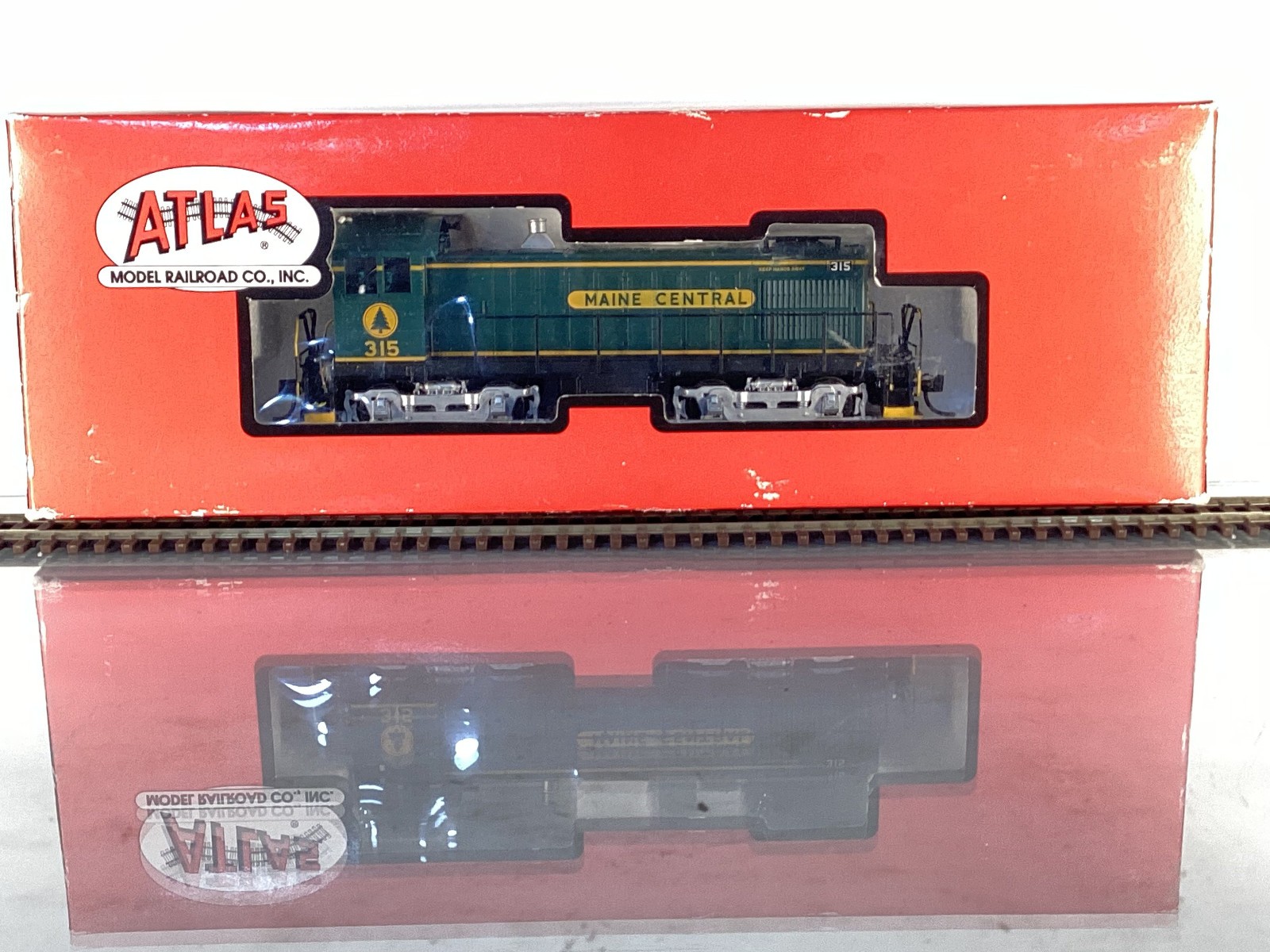 Atlas HO S-4 DC Loco Maine Central 315 Tested China #8754
