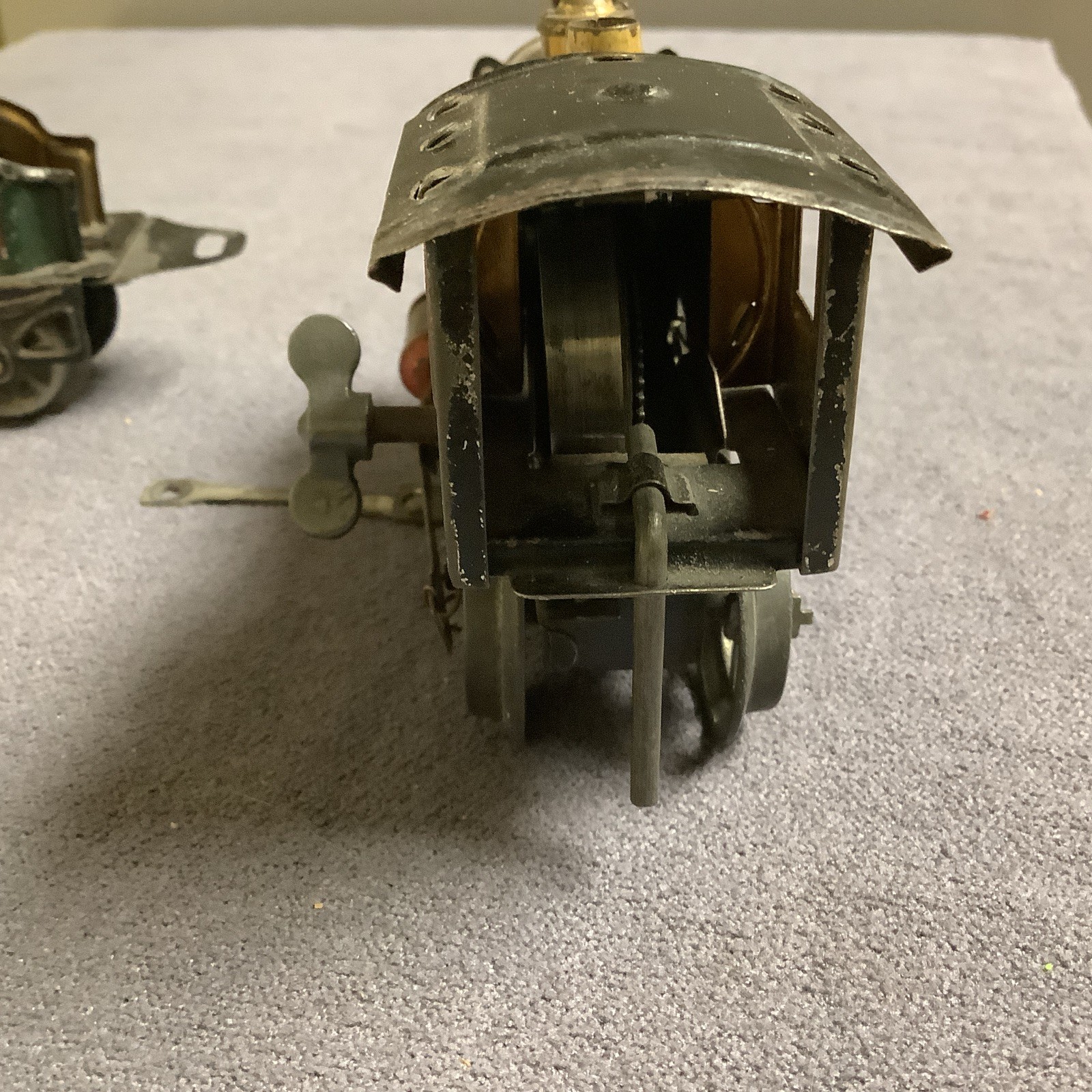 Vintage Karl Bub Clockwork Locomotive And Tender O Gauge Used Tested