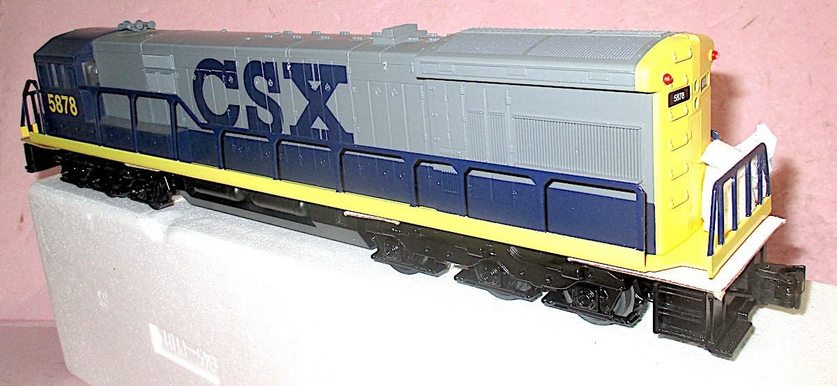 Williams U33-12 CSX #5878 Diesel Engine w/True-Blast II & Dual-Motor NEW IN BOX