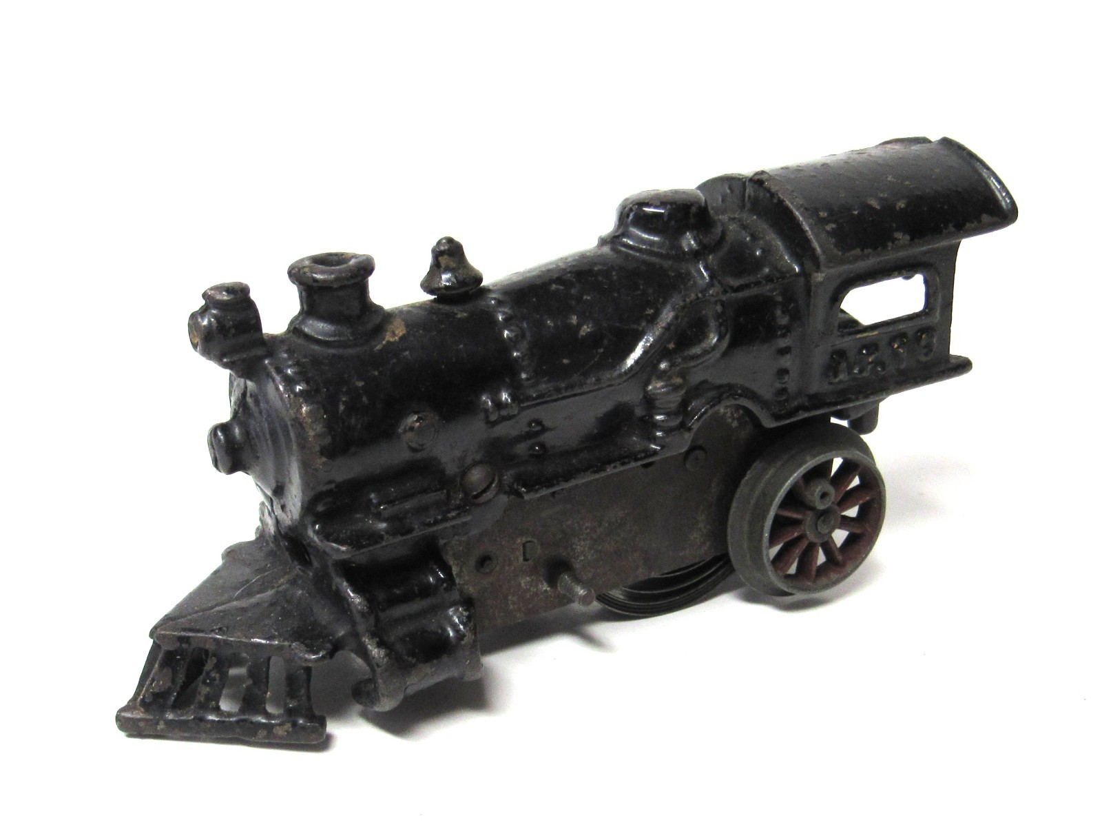 American Flyer Cast Iron Prewar Windup Locomotive – A. F. 10 – incomplete