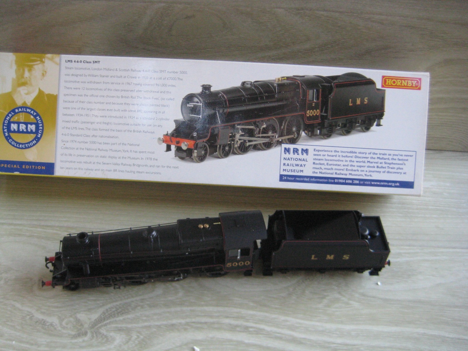 HORNBY RAILWAYS R2323 LMS 4-6-0 CLASS 5MT No 5000 NRM SPECIAL (FABULOUS)