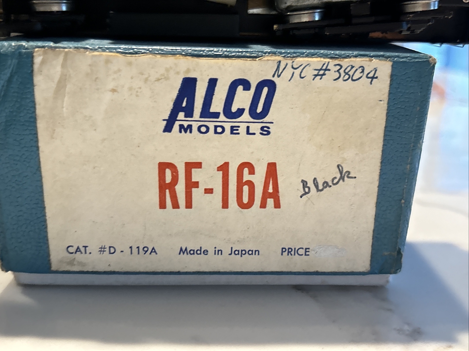 Baldwin RF-16A RF-16B Set Alco Brass HO Black N.Y.C Unused