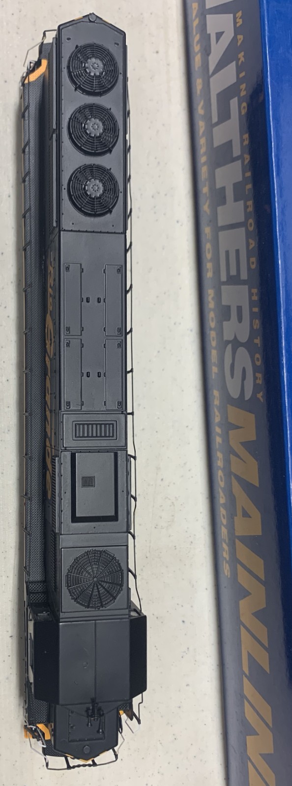 Walthers HO EMD SD50, Rio Grande D&RGW, Custom Lights and sound, must see video