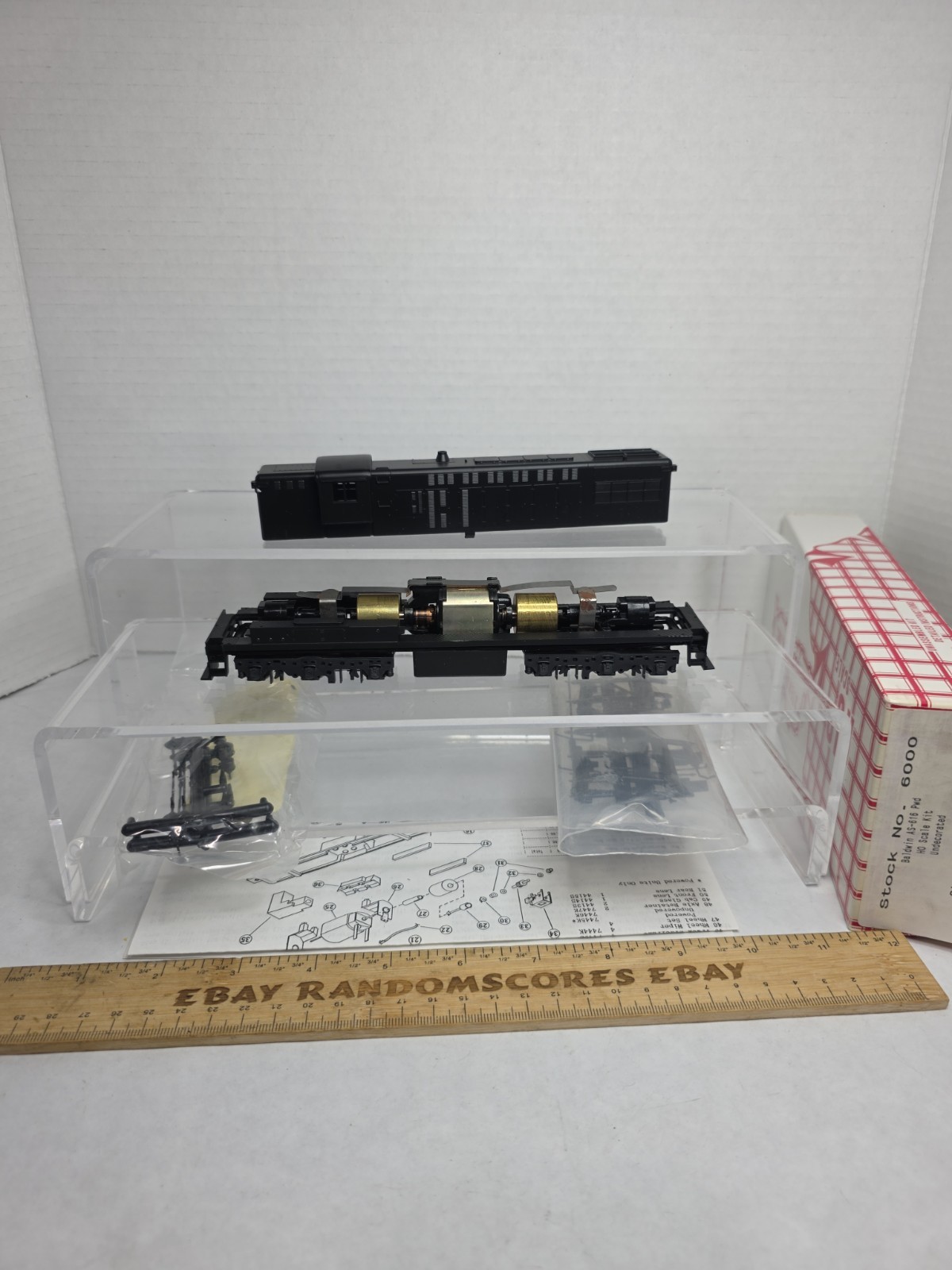 Stewart HO Scale 6000 Undecorated Baldwin AS-616 Diesel Loco NOS Runs Smooth (A