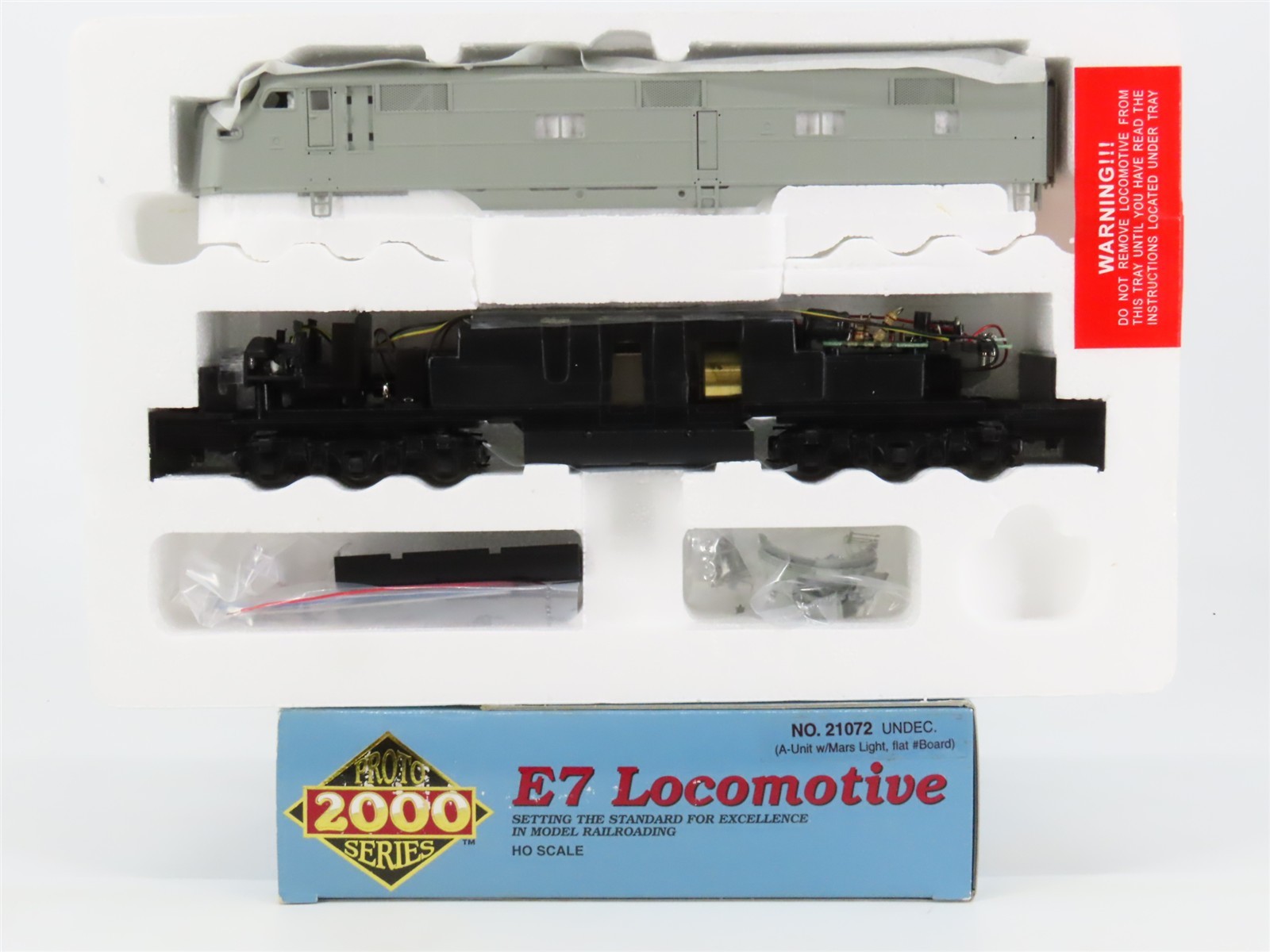HO Scale Proto 2000 21072 Undecorated EMD E7A Diesel Locomotive – DCC Ready