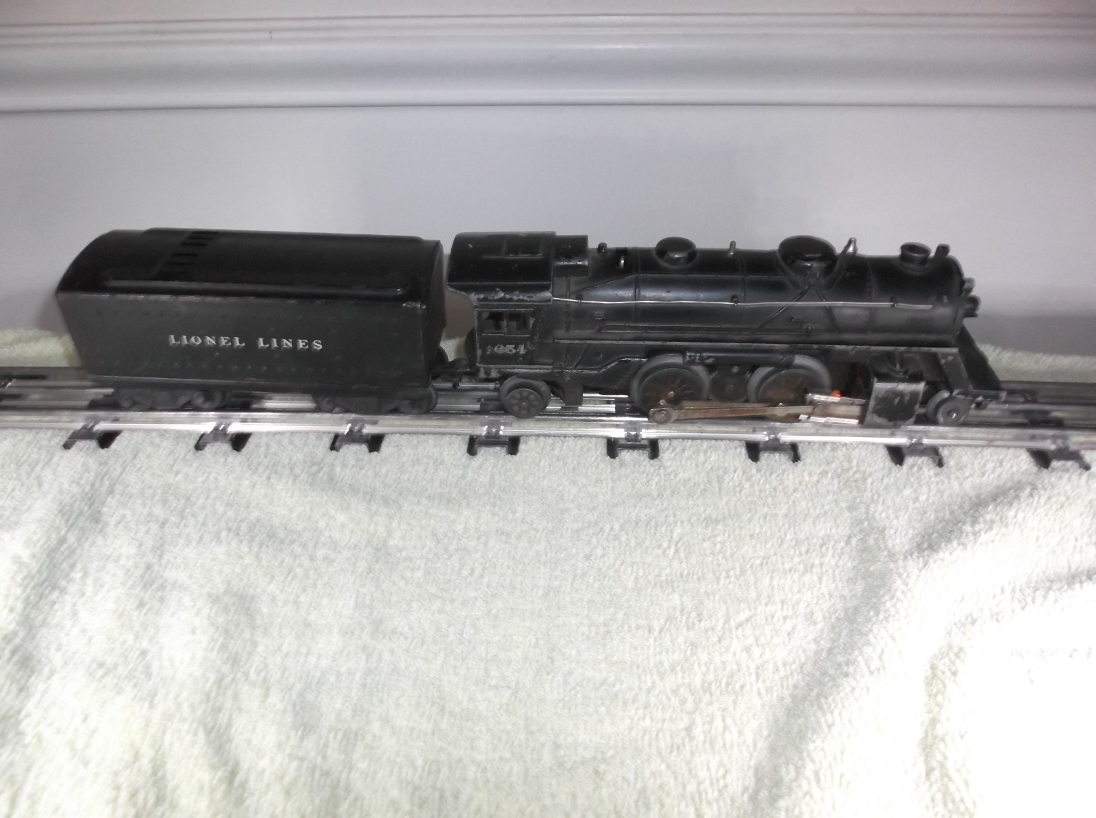 Lionel 1654 w/1654T Steam 2-4-2 Electric Toy Train Locomotive 1946-47 Postwar