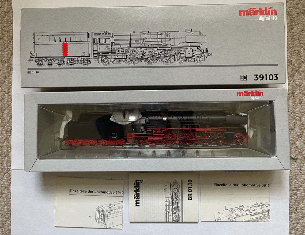 Marklin H0 39103 Digital Steam Locomotive Class 01.10 with Sounds